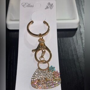 ELLAS Gold Purse-design Bag Charm/ Keychain.